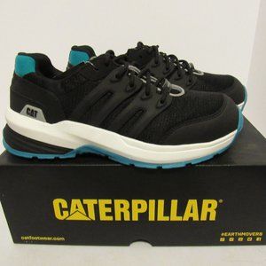 Cat Streamline 2.0 ASTM Composite Toe Safety Shoes Black/Teal Women's‎ Size 9M